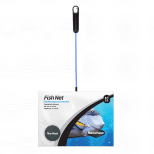 Rede Para Peixes Fish Net Malha Fina 10 Polegadas Seachem Cor Azul