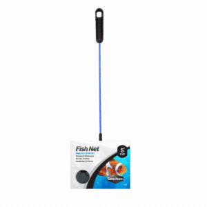Rede Para Peixes Fish Net Malha Fina 5 Polegadas Seachem Cor Azul
