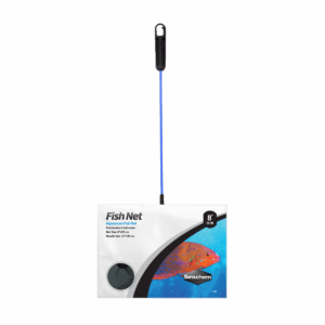 Rede Para Peixes Fish Net Malha Fina 8 Polegadas Seachem Cor Azul