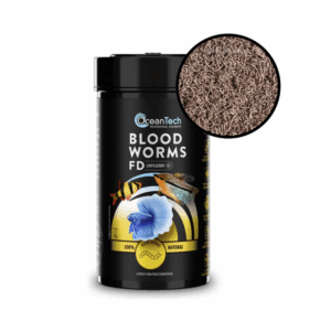 Ração OceanTech Blood Worms Fd 12g Água Doce Suplemento