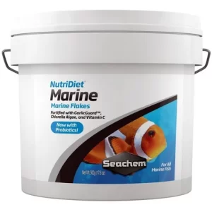 Seachem Nutridiet Marine Flakes 500g C/ Probiotico