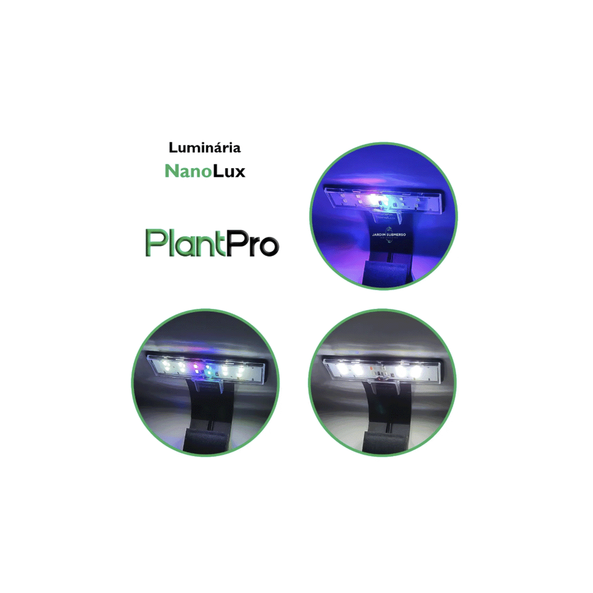 Luminaria De Led Plantpro Nanolux 5F Com Controlador 5w Colorido - Imagem 4