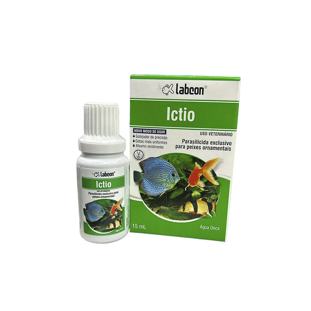 Ictio 15ml Labcon Parasiticida para Peixes - Imagem 2
